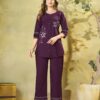 DIVA 162 Wine Color Cotton Kurti with Printed Designer Work. Exclusive Offer ₹1749. Delivery 4-6 Working Days. Online Shop now. | Kurti, Bollywood Kurti, Creative Kurtis, Designer Kurti, Party Wear Kurti, Selfie Kurti