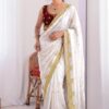 JR 666 White Fendy Satin Saree Perfect for Wedding, Party, Durga Puja, Raksha Bandhan, Sangeet – . Festive Deal ₹1949. Delivery 4-6 Working Days. | Sarees, Bollywood Sarees, Creative Sarees, Designer Sarees, Embroidered Sarees, Ethnic Saree, Modern Digital sarees, Party Wear Sarees