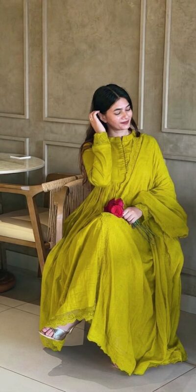 VLM 337 Lime Yellow Roman Silk Gown Perfect for Wedding, Party, Ethnic Day, Haldi, Diwali – . Festive Deal ₹2099. Delivery 4-6 Working Days. Shop now. | Gowns, Bollywood Gowns, Creative Gowns, Designer Gowns, Embroidered Gowns, Party Wear Gowns