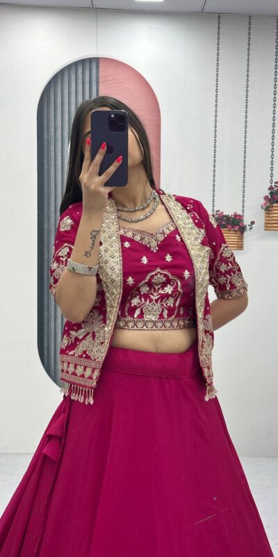 PC 566 Pink Color Chinon silk Lehenga Choli with Cut Work. Special Online Price ₹2649. Delivery 4-6 Working Days. Shop now. | Lehenga, Bollywood Lehenga, Creative Lehenga, Designer Lehenga, Embroidered Lehenga, Party Wear Lehenga