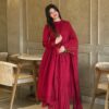 VLM 337 Red Roman Silk Gown Perfect for Wedding, Party, Ethnic Day, Haldi, Diwali – . Festive Deal ₹2099. Delivery 4-6 Working Days. Shop now. | Gowns, Bollywood Gowns, Creative Gowns, Designer Gowns, Embroidered Gowns, Party Wear Gowns