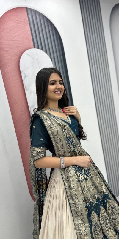 PC 560 Teal in Jacquard Silk Designer Work Lehenga Choli . Introductory Price ₹3249. Delivery 4-6 Working Days. Shop now. | Lehenga, Bollywood Lehenga, Creative Lehenga, Designer Lehenga, Embroidered Lehenga, Party Wear Lehenga