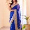 KPR 255 Blue Soft Lilan Slab Saree Perfect for Wedding, Party, Lohri, Durga Puja, Pongal – . Get it for ₹1349. Delivery 4-6 Working Days. Shop now. | Sarees, Bollywood Sarees, Creative Sarees, Designer Sarees, Embroidered Sarees, Ethnic Saree, Modern Digital sarees, Party Wear Sarees