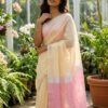 KP 6050 Cream Soft Lilan Slab Saree Perfect for Wedding, Party, Lohri, Durga Puja, Pongal – . Get it for ₹1299. Delivery 4-6 Working Days. Shop now. | Sarees, Bollywood Sarees, Creative Sarees, Designer Sarees, Embroidered Sarees, Ethnic Saree, Modern Digital sarees, Party Wear Sarees