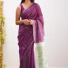 KP 6050 Wine Soft Lilan Slab Saree Perfect for Wedding, Party, Lohri, Durga Puja, Pongal – . Get it for ₹1299. Delivery 4-6 Working Days. Shop now. | Sarees, Bollywood Sarees, Creative Sarees, Designer Sarees, Embroidered Sarees, Ethnic Saree, Modern Digital sarees, Party Wear Sarees