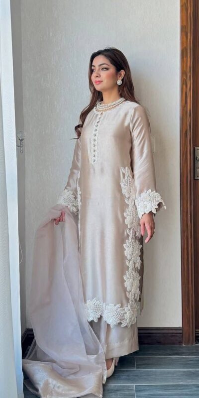 ST 213 Cream Color Natural Crep Salwar Suit with Embroidery Work. Wedding, Party, Festive, Best Price ₹1899. Delivery 4-6 Working Days. Shop now. | Jump Suits, Salwar suit, Casual Suits, Creative suits, Designer Suits, Palazzo Suits, Party Wear Suits, Patiala Suits, Straight Suits