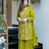 JF 027 Green in Faux Georgette Mirror Embroidery Work Salwar Suit . Best Price ₹1949. Delivery 4-6 Working Days. Shop now. | Jump Suits, Salwar suit, Casual Suits, Creative suits, Designer Suits, Palazzo Suits, Party Wear Suits, Patiala Suits, Straight Suits