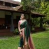 KPR 6047 Green in Soft Lichi Silk Jacquard Work Designer Work Saree . Exclusive Offer ₹1449. Delivery 4-6 Working Days. Shop now. | Sarees, Bollywood Sarees, Creative Sarees, Designer Sarees, Embroidered Sarees, Ethnic Saree, Modern Digital sarees, Party Wear Sarees