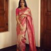 KP 5025 Pink in Soft Lichi Silk Jacquard Work Designer Work Saree . Exclusive Offer ₹1449. Delivery 4-6 Working Days. Shop now. | Sarees, Bollywood Sarees, Creative Sarees, Designer Sarees, Embroidered Sarees, Ethnic Saree, Modern Digital sarees, Party Wear Sarees