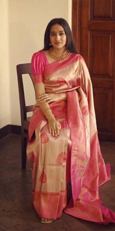 KP 5025 Pink in Soft Lichi Silk Jacquard Work Designer Work Saree . Exclusive Offer ₹1449. Delivery 4-6 Working Days. Shop now. | Sarees, Bollywood Sarees, Creative Sarees, Designer Sarees, Embroidered Sarees, Ethnic Saree, Modern Digital sarees, Party Wear Sarees