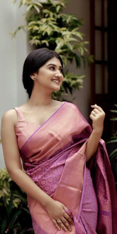 KPR 301 Pink in Soft Lichi Silk Jacquard Work Designer Work Saree . Exclusive Offer ₹1349. Delivery 4-6 Working Days. Shop now. | Sarees, Bollywood Sarees, Creative Sarees, Designer Sarees, Embroidered Sarees, Ethnic Saree, Modern Digital sarees, Party Wear Sarees