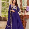 Ram 176 Purple Vichitra Silk Gown Perfect for Wedding, Party, Holi, Anniversary, Mehendi –. Grab it for ₹2049. Delivery 4-6 Working Days. Shop now. | Gowns, Bollywood Gowns, Creative Gowns, Designer Gowns, Embroidered Gowns, Party Wear Gowns