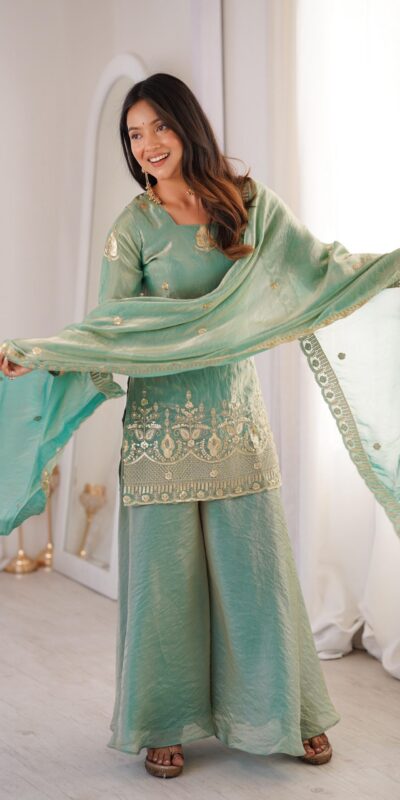 ZSR 3168 Sea Green Color Fendy Silk With Embroidery Work Salwar Suit. Get it for ₹2149. Delivery 4-6 Working Days. Online Shop now. | Jump Suits, Salwar suit, Casual Suits, Creative suits, Designer Suits, Palazzo Suits, Party Wear Suits, Patiala Suits, Straight Suits