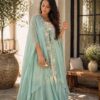 BB 70 Sky Blue Sky Blue Banglory Silk Lehenga Choli Perfect for Wedding, Party, Ethnic Day, Ganesh Chaturthi Get it for ₹1999. Delivery 4-6 Working Days | Lehenga, Bollywood Lehenga, Creative Lehenga, Designer Lehenga, Embroidered Lehenga, Party Wear Lehenga