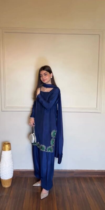 KD 1620 Blue American Silk Salwar Suit Perfect for Wedding, Party, Onam, Family Gatherings, Baisakhi – . Affordable Price ₹1849. Delivery 4-6 Working Days | Jump Suits, Salwar suit, Casual Suits, Creative suits, Designer Suits, Palazzo Suits, Party Wear Suits, Patiala Suits, Straight Suits