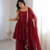 JF 046 Maroon Crunchy Silk Salwar Suit Perfect for Wedding, Party, Sangeet, Anniversary, Housewarming Introductory Price ₹2099. Delivery 4-6 | Jump Suits, Salwar suit, Casual Suits, Creative suits, Designer Suits, Palazzo Suits, Party Wear Suits, Patiala Suits, Straight Suits