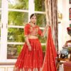 Ram 178 Orange Color Pure Crap Silk Lehenga Choli with Embroidery Work. Best Price ₹2549. Delivery 4-6 Working Days. Shop now. | Lehenga, Bollywood Lehenga, Creative Lehenga, Designer Lehenga, Embroidered Lehenga, Party Wear Lehenga