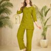 DIVA 158 Lime Green Viscose Rayon Kurti with Embroidery Work & Mirror Work. Wedding, Party, Festive Grab it for ₹1749. Delivery 4-6 Working Days. Shop now. | Kurti, Bollywood Kurti, Creative Kurtis, Designer Kurti, Party Wear Kurti, Selfie Kurti