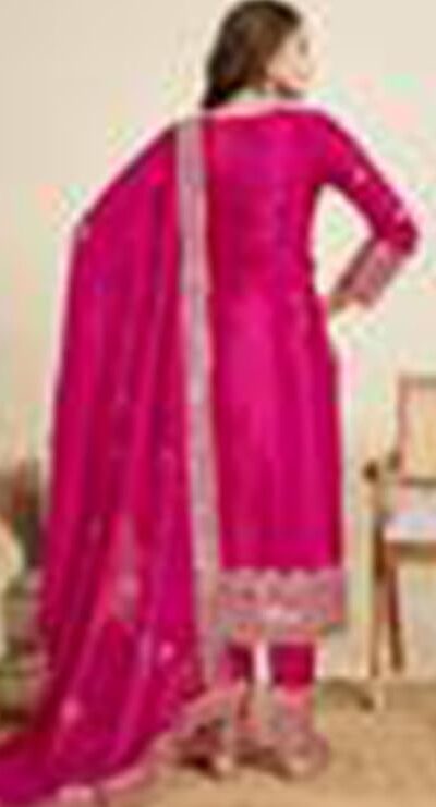 ZD 10020 Pink Chinon Silk Salwar Suit Perfect for Wedding, Party, Ganesh Chaturthi, Baby Shower, Makar Sankranti – . Affordable Price ₹1999. | Jump Suits, Salwar suit, Casual Suits, Creative suits, Designer Suits, Palazzo Suits, Party Wear Suits, Patiala Suits, Straight Suits
