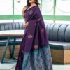 KPR 217 Purple Soft Lichi Silk Jacquard Work Saree with Designer Work Wedding, Party, Festive, Events, Deal ₹1299. Delivery 4-6 Working Days. Shop now. | Sarees, Bollywood Sarees, Creative Sarees, Designer Sarees, Embroidered Sarees, Ethnic Saree, Modern Digital sarees, Party Wear Sarees