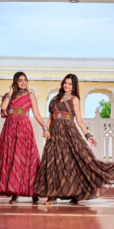 Ram 136 Red Color | Red Faux Georgette Gown with Mirror Work. Get it for ₹1999. Delivery 4-6 Working Days. Online Shop now. | Gowns, Bollywood Gowns, Creative Gowns, Designer Gowns, Embroidered Gowns, Party Wear Gowns