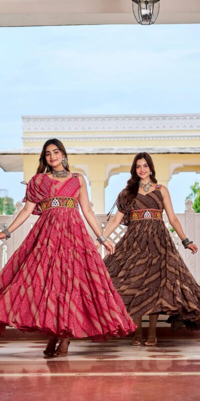 Ram 136 Red Color | Red Faux Georgette Gown with Mirror Work. Get it for ₹1999. Delivery 4-6 Working Days. Online Shop now. | Gowns, Bollywood Gowns, Creative Gowns, Designer Gowns, Embroidered Gowns, Party Wear Gowns