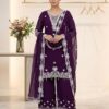 LG 2119 Wine in Georgette Work Embroidery Work & Sequins Work Salwar Suit . Grab it for ₹1999. Delivery 4-6 Working Days. Shop now. | Jump Suits, Salwar suit, Casual Suits, Creative suits, Designer Suits, Palazzo Suits, Party Wear Suits, Patiala Suits, Straight Suits