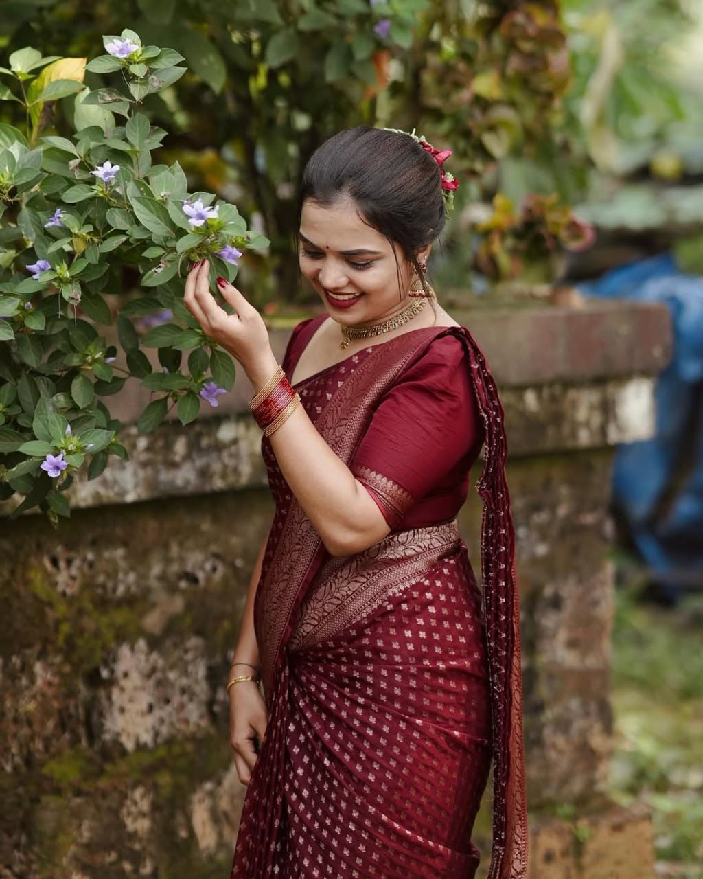KPR 264 Maroon Soft Lichi Silk Saree with Lace Work & Lace Border. Introductory Price ₹1349. Delivery 4-6 Working Days. Shop now. | Sarees, Bollywood Sarees, Creative Sarees, Designer Sarees, Embroidered Sarees, Ethnic Saree, Modern Digital sarees, Party Wear Sarees