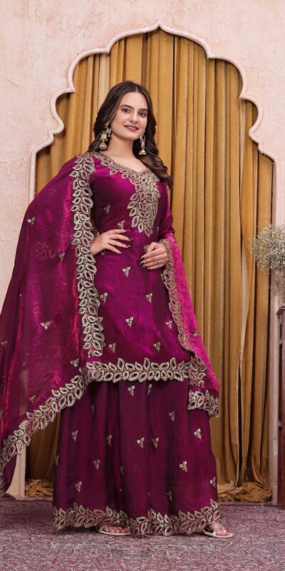 FE  141 Wine Fendy Silk Salwar Suit with Mirror Work & Embroidery Work. Best Price ₹2449. Delivery 4-6 Working Days. Shop now. | Jump Suits, Salwar suit, Casual Suits, Creative suits, Designer Suits, Palazzo Suits, Party Wear Suits, Patiala Suits, Straight Suits