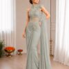 BB 82 Grey | Crep Silk Saree with Sequins Work & Embroidery Work. Special Price ₹1899. Delivery 4-6 Working Days. Shop now. | Sarees, Bollywood Sarees, Creative Sarees, Designer Sarees, Embroidered Sarees, Ethnic Saree, Modern Digital sarees, Party Wear Sarees