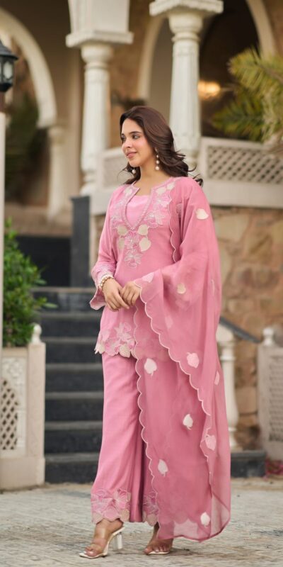 NSR 897 Pink in Natural Satin Sequins Work & Embroidery Work Salwar Suit . Introductory Price ₹2099. Delivery 4-6 Working Days. Shop now. | Jump Suits, Salwar suit, Casual Suits, Creative suits, Designer Suits, Palazzo Suits, Party Wear Suits, Patiala Suits, Straight Suits