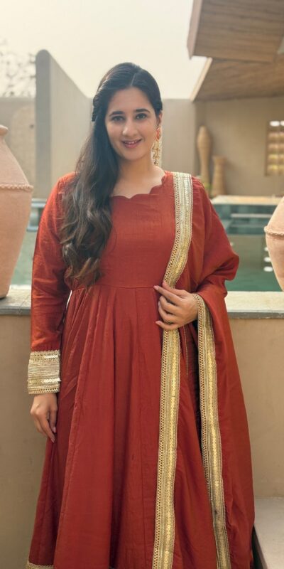 NF 1293 Rust NC Vichitra Salwar Suit with Sequins Work & Embroidery Work. Available at ₹2499 only. Delivery 4-6 Working Days. Shop now. | Anarkali Suits, Bollywood Anarkali, Creative-Anarkali, Designer Anarkali, Embroidered Anarkali, Party Wear Anarkali, Salwar suit