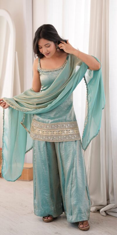 ZSR 3177 Sea Green in Doremon Crush Embroidery Work & Mirror Work Salwar Suit . Best Price ₹2099. Delivery 4-6 Working Days. Shop now. | Jump Suits, Salwar suit, Casual Suits, Creative suits, Designer Suits, Palazzo Suits, Party Wear Suits, Patiala Suits, Straight Suits