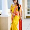 KP 2092 Yellow Color Yellow Soft Lichi Silk Saree with Jacquard Work. Best Price ₹1449. Delivery 4-6 Working Days. Shop now. | Sarees, Bollywood Sarees, Creative Sarees, Designer Sarees, Embroidered Sarees, Ethnic Saree, Modern Digital sarees, Party Wear Sarees