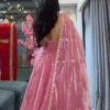KD 1633 Pink | Pink Fendy Silk Gown with Sequins Work & Thread Embroidery. Now at just ₹2499. Delivery 4-6 Working Days. Shop now. | Gowns, Bollywood Gowns, Creative Gowns, Designer Gowns, Embroidered Gowns, Party Wear Gowns