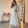 SSR 546 White in Georgette Embroidery Work & Sequins Work Gown . Get it for ₹2149. Delivery 4-6 Working Days. Online Shop now. | Gowns, Bollywood Gowns, Creative Gowns, Designer Gowns, Embroidered Gowns, Party Wear Gowns