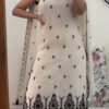 MF 476 Black Embroidery Sequins Work Salwar Suit in Pink Maska Cotton Silk. Wedding, Party, Festive, Price 2049 - Delivery 4-6 Working Days. Shop now. | Jump Suits, Salwar suit, Casual Suits, Creative suits, Designer Suits, Palazzo Suits, Party Wear Suits, Patiala Suits, Straight Suits