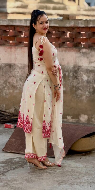 MF 476 Pink Embroidery Sequins Work Salwar Suit in Pink Maska Cotton Silk. Wedding, Party, Festive, Price 2049 - Delivery 4-6 Working Days. Shop now. | Jump Suits, Salwar suit, Casual Suits, Creative suits, Designer Suits, Palazzo Suits, Party Wear Suits, Patiala Suits, Straight Suits