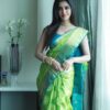 KP 4069 Green Soft Lichi Silk Cloth Saree Perfect for Wedding, Party, Family Gatherings, Sangeet, Festive Deal ₹1449. Delivery 4-6 Working Days | Sarees, Bollywood Sarees, Creative Sarees, Designer Sarees, Embroidered Sarees, Ethnic Saree, Modern Digital sarees, Party Wear Sarees