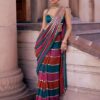 DF 3460 Multi Faux Georgette Saree Perfect for Wedding, Party, Cultural Events, Traditional Day, Pooja – . Grab it for ₹2099. Delivery 4-6 Working Day | Sarees, Bollywood Sarees, Creative Sarees, Designer Sarees, Embroidered Sarees, Ethnic Saree, Modern Digital sarees, Party Wear Sarees