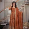MD 3100 Orange Faux Blooming Gown Perfect for Wedding, Party, Pongal, Raksha Bandhan, Mehendi –. Introductory Price ₹2549. Delivery 4-6 Working Days | Gowns, Bollywood Gowns, Creative Gowns, Designer Gowns, Embroidered Gowns, Party Wear Gowns