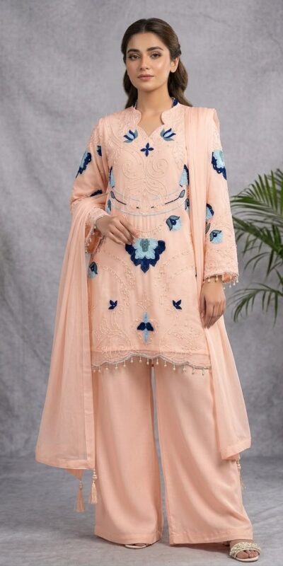 LG 2121 Peach Soft Organza Salwar Suit with Embroidery Work & Cut Work. Available at ₹2099 only. Delivery 4-6 Working Days. Shop now. | Jump Suits, Salwar suit, Casual Suits, Creative suits, Designer Suits, Palazzo Suits, Party Wear Suits, Patiala Suits, Straight Suits