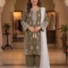 BE 465 Brown in Faux Georgette Mirror Embroidery Work Salwar Suit . Best Price ₹1999. Delivery 4-6 Working Days. Shop now. | Jump Suits, Salwar suit, Casual Suits, Creative suits, Designer Suits, Palazzo Suits, Party Wear Suits, Patiala Suits, Straight Suits