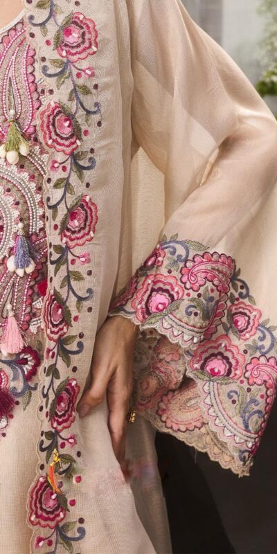 SRK 5348 Cream Color Georgette Mirror Embroidery Work Salwar Suit . Best Price ₹2399. Delivery 4-6 Working Days. Shop now. | Jump Suits, Salwar suit, Casual Suits, Creative suits, Designer Suits, Palazzo Suits, Party Wear Suits, Patiala Suits, Straight Suits
