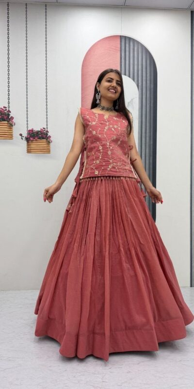 PC 569 Peach Color Crunchy Silk With Sequins Work Lehenga Choli . Special Price ₹2449. Delivery 4-6 Working Days. Shop now. | Lehenga, Bollywood Lehenga, Creative Lehenga, Designer Lehenga, Embroidered Lehenga, Party Wear Lehenga