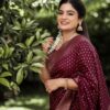 KPR 265 Maroon Soft Lichi Silk Saree with Lace Work & Lace Border. Introductory Price ₹1349. Delivery 4-6 Working Days. Shop now. | Sarees, Bollywood Sarees, Creative Sarees, Designer Sarees, Embroidered Sarees, Ethnic Saree, Modern Digital sarees, Party Wear Sarees