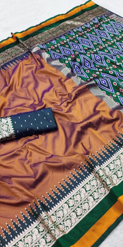 MB 261 Rust | Purple Soft Crafted Saree with Moti Work & Zari Work. Now at just ₹1999. Delivery 4-6 Working Days. Shop now. | Sarees, Bollywood Sarees, Creative Sarees, Designer Sarees, Embroidered Sarees, Ethnic Saree, Modern Digital sarees, Party Wear Sarees