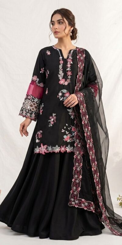 LG 2116 Black Crape Silk with Embroidery Work Salwar Suit . Introductory Price ₹2149. Delivery 4-6 Working Days. Shop now. | Jump Suits, Salwar suit, Casual Suits, Creative suits, Designer Suits, Palazzo Suits, Party Wear Suits, Patiala Suits, Straight Suits