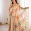 KD 1625 Chiku | Tabby Organza Silk Salwar Suit with Designer Work. Exclusive Offer ₹2099. Delivery 4-6 Working Days. Shop now. | Jump Suits, Salwar suit, Casual Suits, Creative suits, Designer Suits, Palazzo Suits, Party Wear Suits, Patiala Suits, Straight Suits