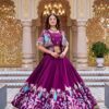 Ram 177 Wine in Color Vichitra Silk Embroidery Work Lehenga Choli . Now at just ₹3049. Delivery 4-6 Working Days. Shop now. | Lehenga, Bollywood Lehenga, Creative Lehenga, Designer Lehenga, Embroidered Lehenga, Party Wear Lehenga